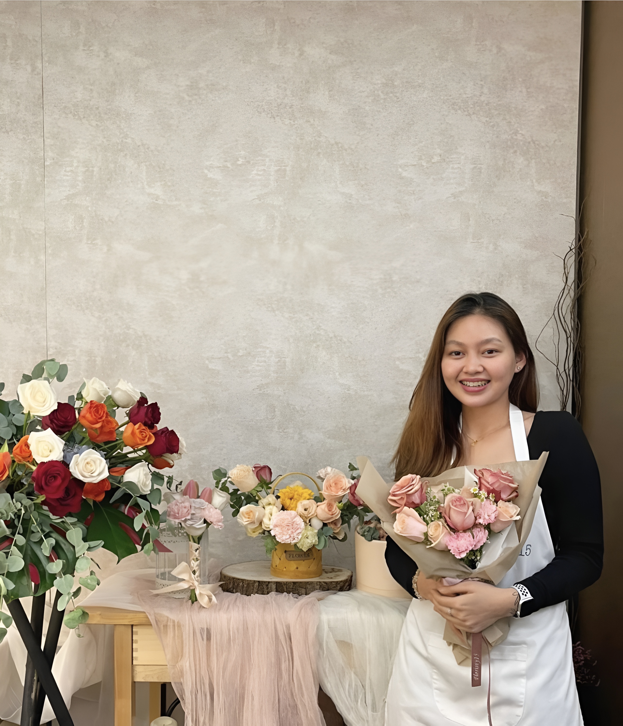 Bespoke Floral Arrangements Backdrop